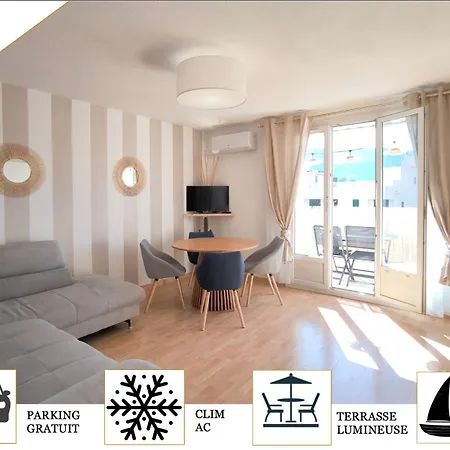 Appartement Puerto - Grand Avec Parking Et Terrasse Vue Port Cassis